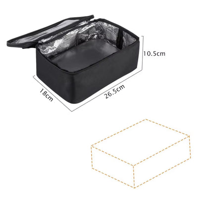 Effortless Heating on the Go: 80W Dual Use Electric Heated Bag for Car and Home - Perfect for Your Picnic and Lunch Needs!